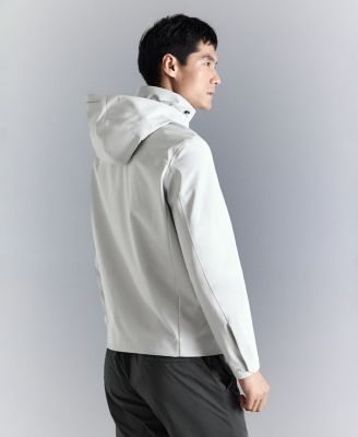 Men's Detachable Hood Water-Repellent Bomber Jacket
