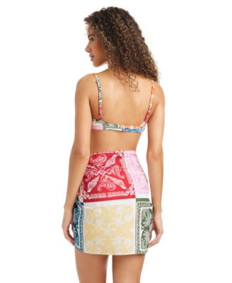 Women's Cabana Club Printed Cover-Up Pareo