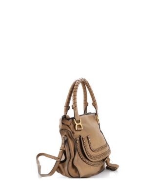 Medium Marcie Satchel Leather