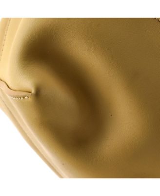 Debossed Cut-Out Hobo Bag Leather