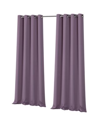 2 Piece Grommet Top Curtain Panels For Extra Long Windows