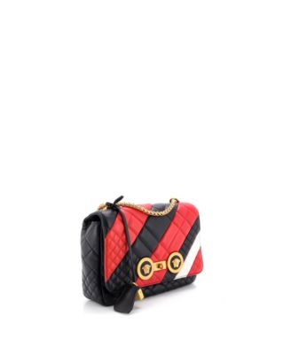 Medium Medusa Padlock Icon Flap Bag Quilted Leather
