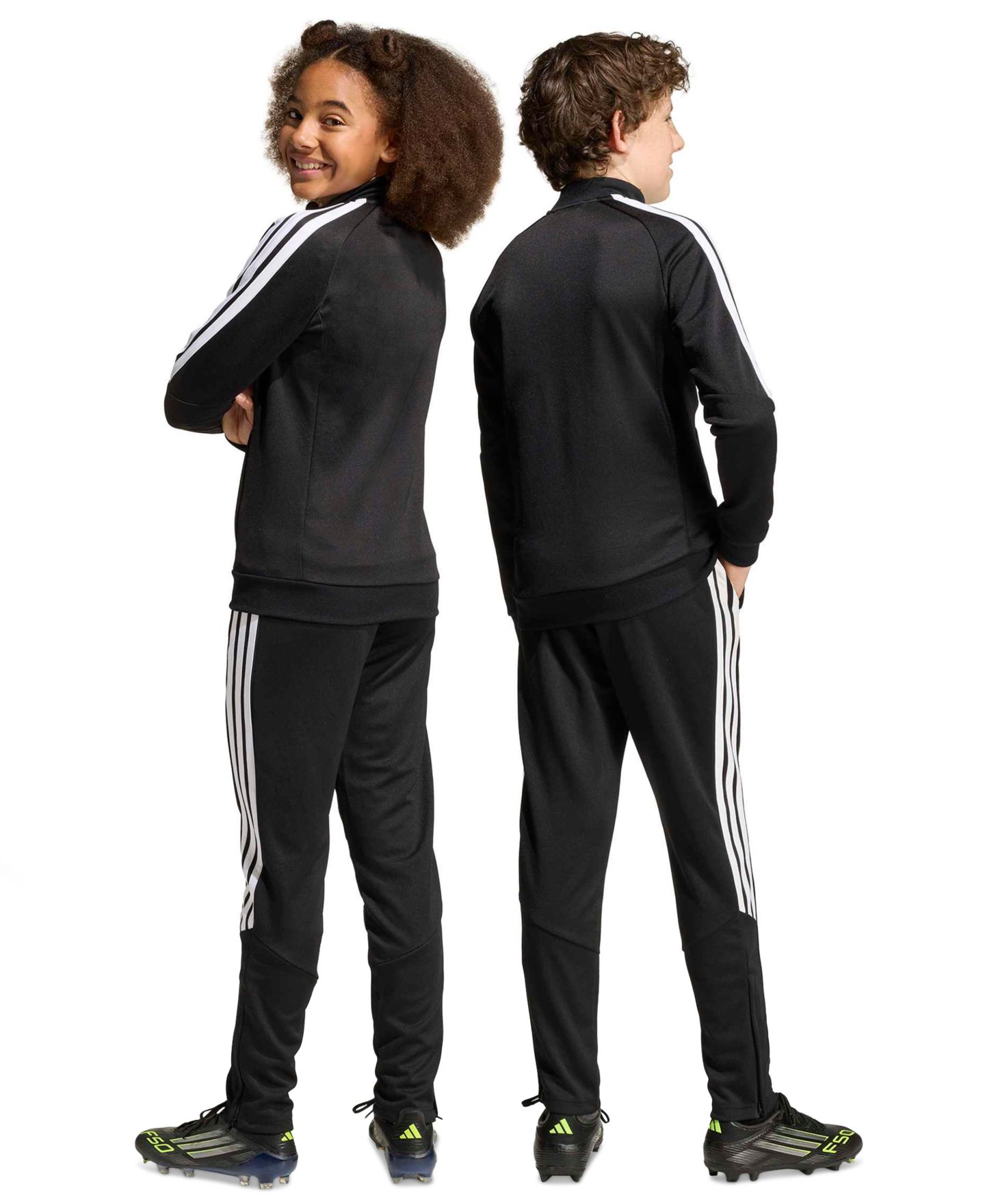 Детские брюки adidas Tiro26 League Training, цвет: Чёрный / Белый — фото 4