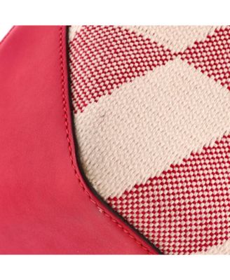 40 Cabas H en Biais Tote Canvas with Leather