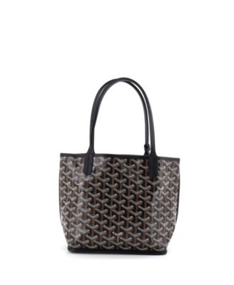 Mini Anjou Reversible Tote Coated Canvas