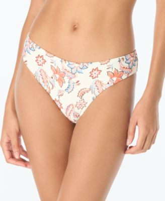 Women's Printed High-Cut Swim Bottoms