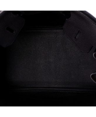 Birkin 30 Handbag Black Togo with Gold Hardware