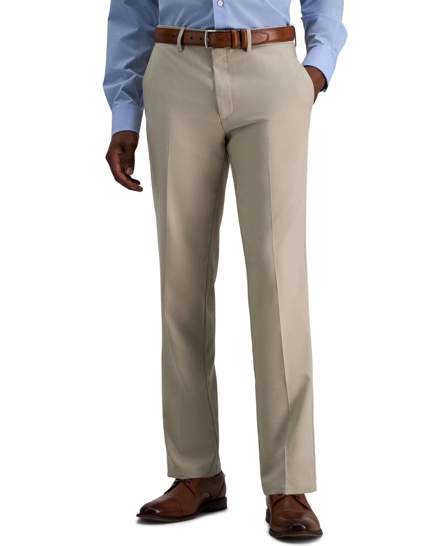 Мужские брюки Kenneth Cole Reaction Modern-Fit Dress Pants, цвет: String — фото 2