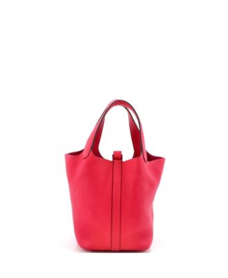 PM Monochrome Picotin Lock Bag Clemence