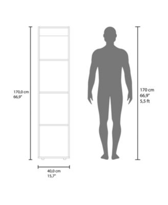 Modern Design Deftones Storage Cabinet with 4 Shelves for Clothes and Accessories