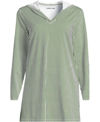 Women's SunShade UPF 50 Hooded Mini Swim Swim Cover-Up Dress