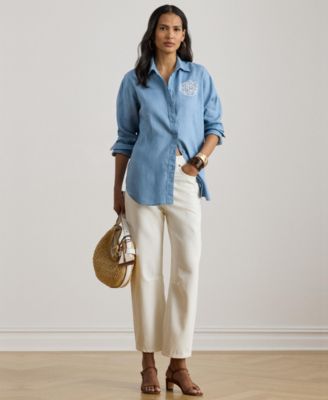 Women's Long-Sleeve Oversized Shirt