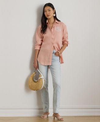 Women's Long-Sleeve Oversized Shirt