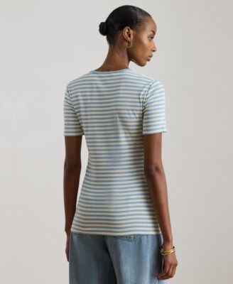 Women's Striped Short-Sleeve T-Shirt