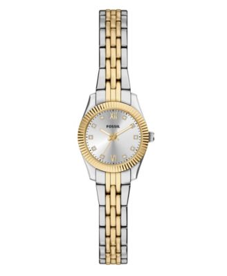 Women's Scarlette Mini Three-Hand Two-Tone Stainless Steel Watch, 20mm