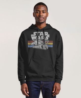 Men's Star Wars Vintage-Like Falcon Fleece Pullover Hoodie