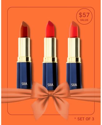 3-Pc Muse Lip Trio Set - Sunset orange 29$