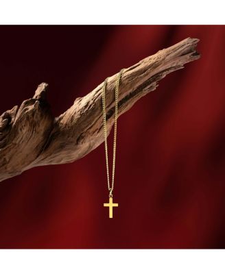 Women's Petite Cross - Gold Pendant