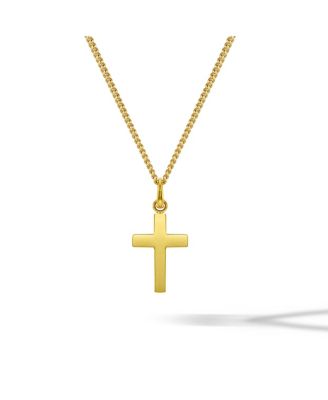 Women's Petite Cross - Gold Pendant