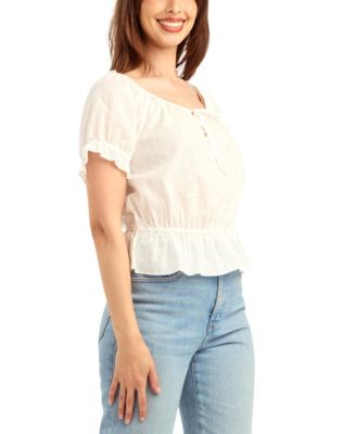 Women's Scoop Neck Novelty Top