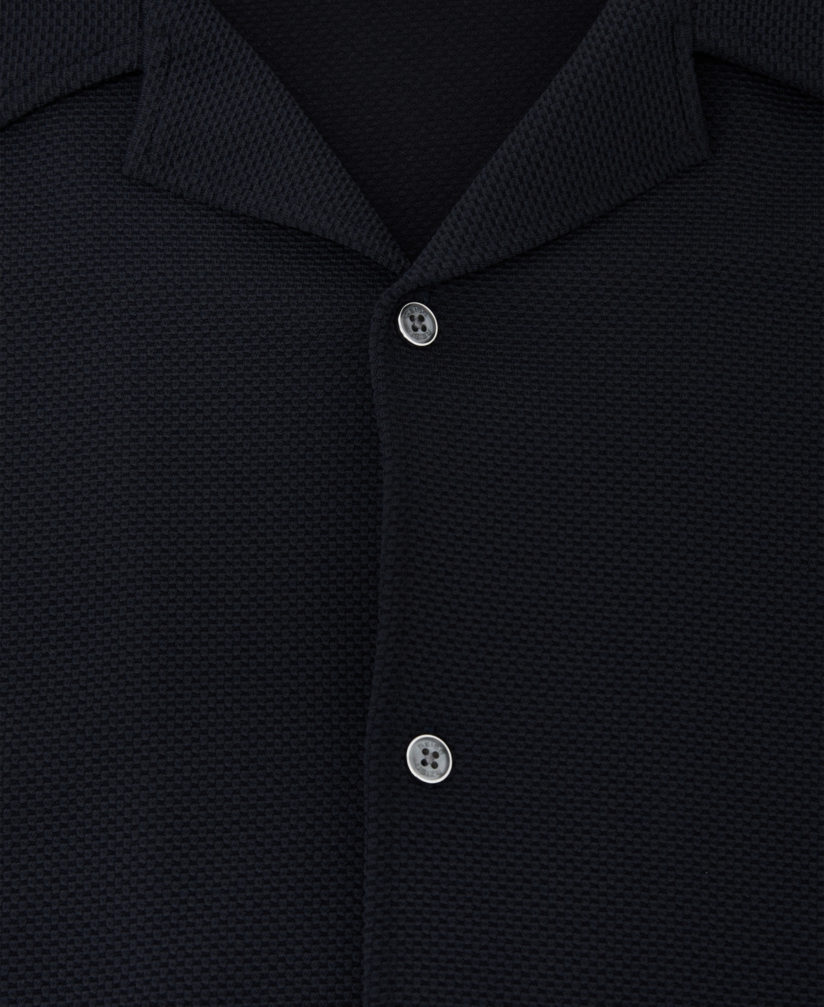 Reiss Men's Textured Cuban-Collar Shirt