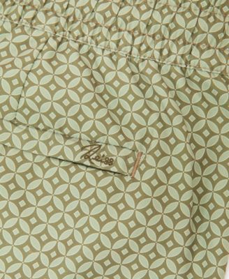 Men's Geometric-Print Swim Shorts