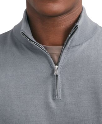 Men's Merino Wool Half-Zip Jumper Sweater