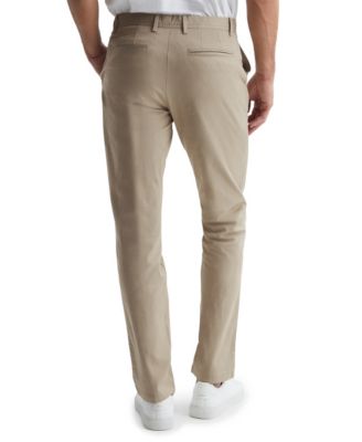 Men's Washed-Cotton Slim-Fit Chinos Pants