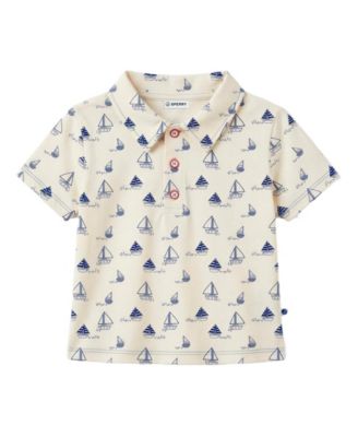 Baby Boys' Short-Sleeve Polo Shirt and Pull-On Shorts, 2-Piece Set