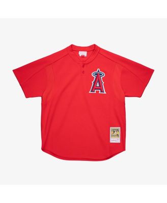 Men's Vladimir Guerrero Red California Angels Authentic Batting Practice Jersey