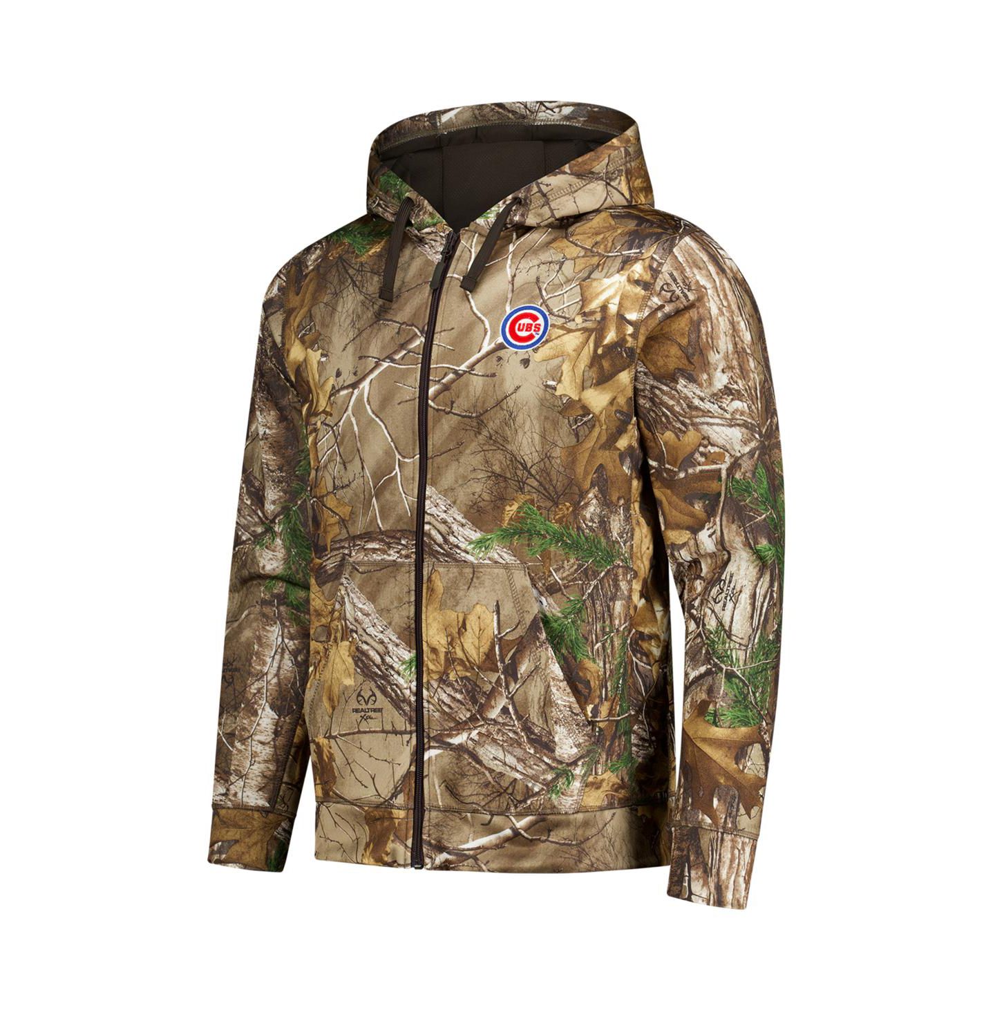 Мужское худи Dunbrooke Camo Chicago Cubs Trophy Realtree Full-Zip — фото 2