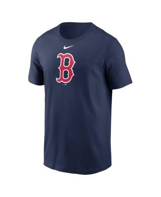 Men's Navy Boston Red Sox Fuse Large Logo T-Shirt