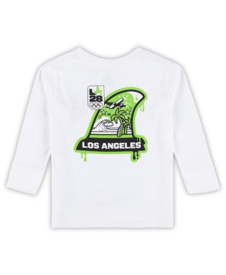 Toddler White LA28 Summer Olympics Long Sleeve T-Shirt