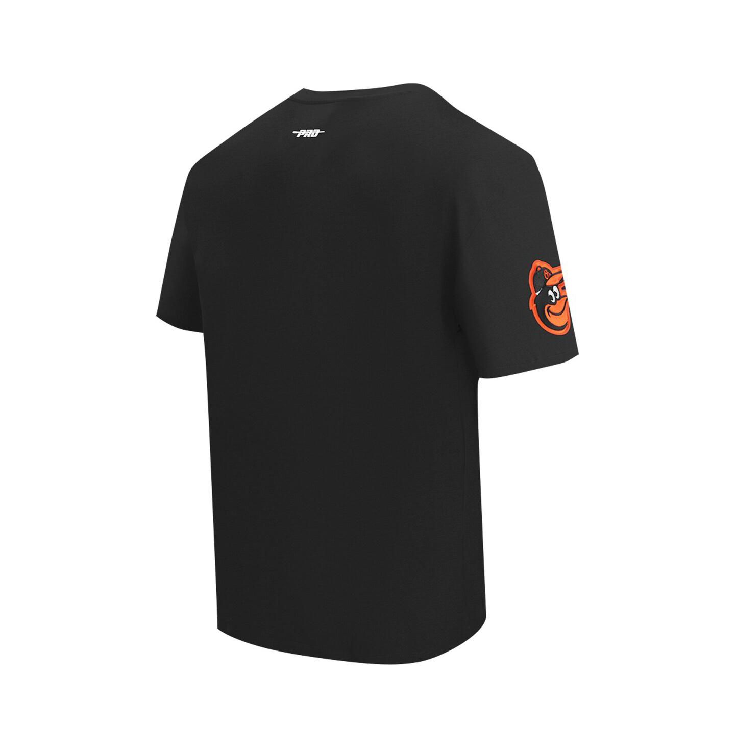 Мужская футболка Pro Standard Black Baltimore Orioles Turn It Up Dropped Shoulder — фото 3