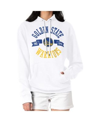 Women's White Golden State Warriors City Pullover Hoodie
