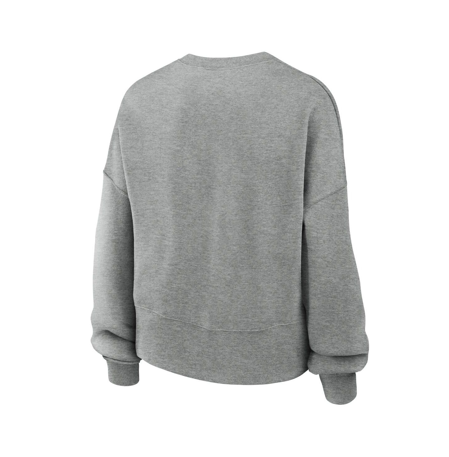 Женский свитшот Nike Gray USA Hockey Oversized Phoenix Fleece — фото 3