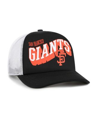 Men's Black San Francisco Giants Meander Foam Trucker Snapback Hat