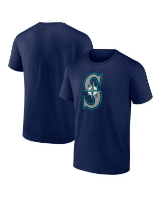 Men's Navy Seattle Mariners Logo T-Shirt