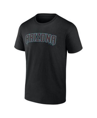 Men's Black Arizona Diamondbacks Wordmark T-Shirt