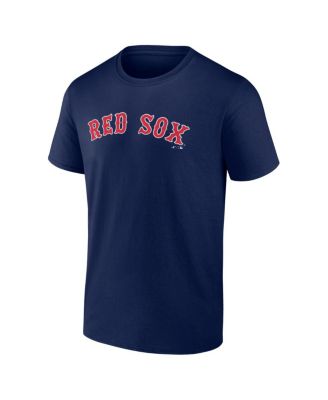 Men's Navy Boston Red Sox Wordmark T-Shirt