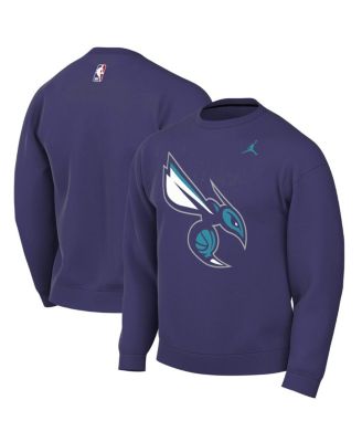 Men's Purple Charlotte Hornets Statement Edition Sweatshirt