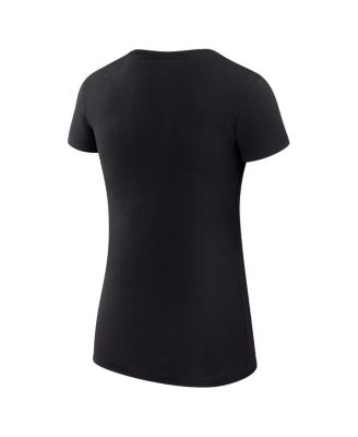 Women's Black Arizona Diamondbacks Super-Slim Fit Lightweight Team Logo Graphic T-Shirt