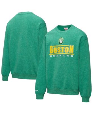 Men's Green Boston Celtics Throw It Back Fleece Sweatshirt