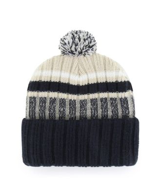 Men's Navy Dallas Cowboys Long Range Cuffed Knit Hat with Pom