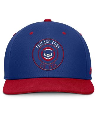 Men's Royal/Red Chicago Cubs Cooperstown Collection Pro Dri-FIT Snapback Hat