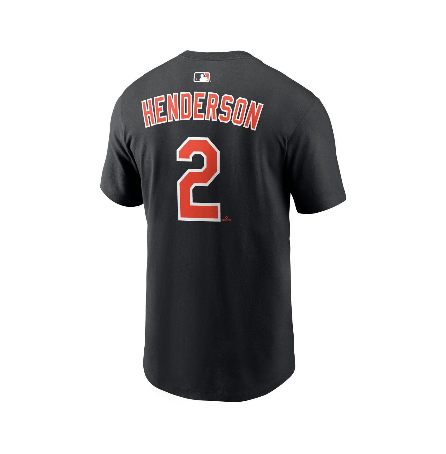 Мужская футболка Nike Gunnar Henderson Black Baltimore Orioles Name & Number — фото 3