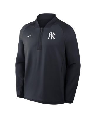 Men's Navy New York Yankees Authentic Collection Dri-FIT Raglan Half-Zip