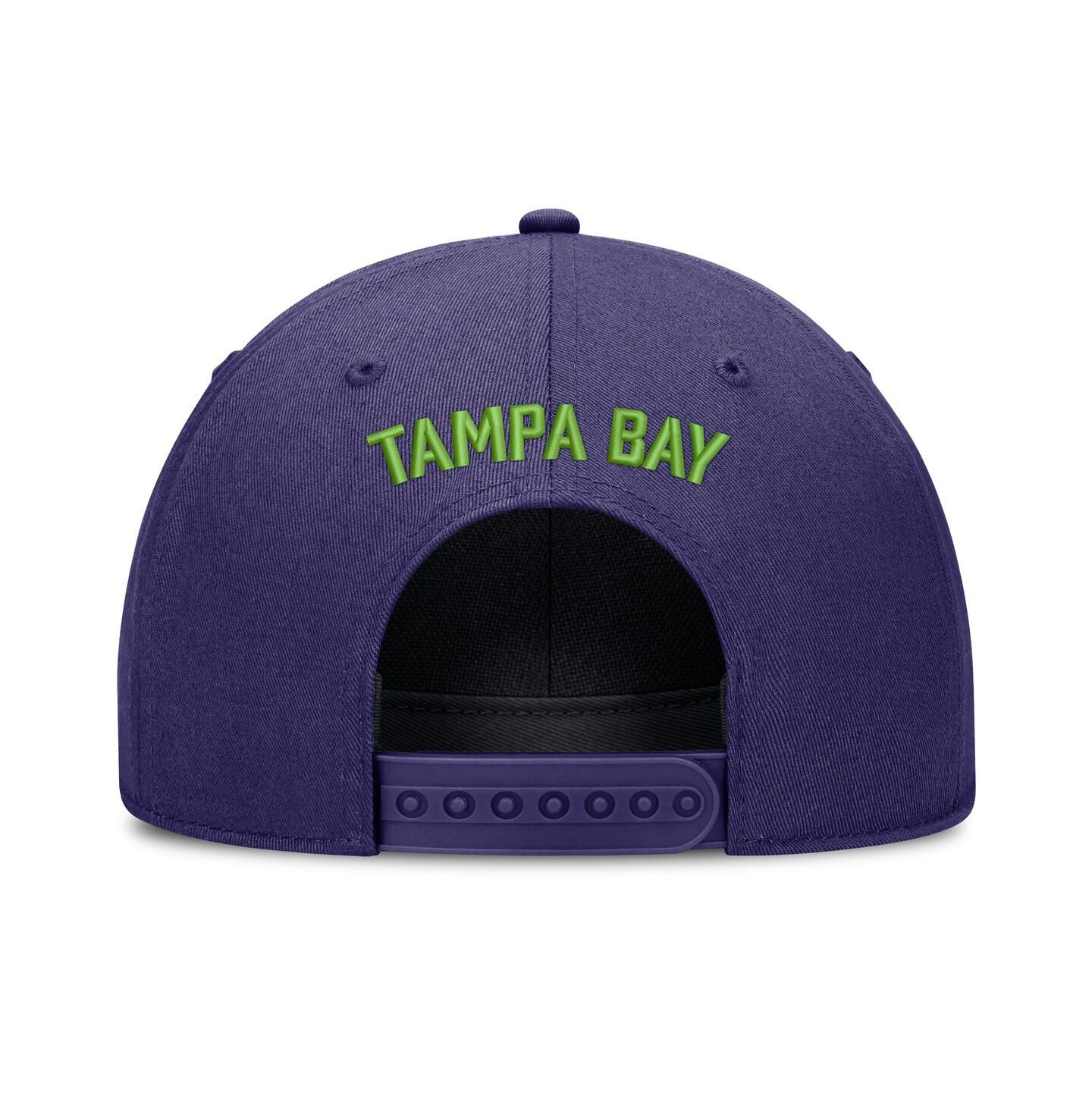 Мужская кепка Nike Purple Tampa Bay Rays Cooperstown Rise Adjustable Hat — фото 4