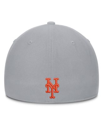 Men's New Era Gray New York Mets Primetime Dri-FIT Rise Bozz Flex Hat