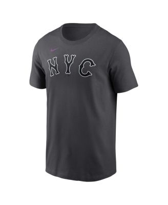 Men's Juan Soto Anthracite New York Mets City Connect Name & Number T-Shirt